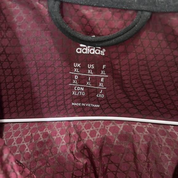 Texas A&M Aggies Adidas Lot 3 Wind Breaker Shirts Mens XL Maroon TAMU Football - Picture 4 of 16